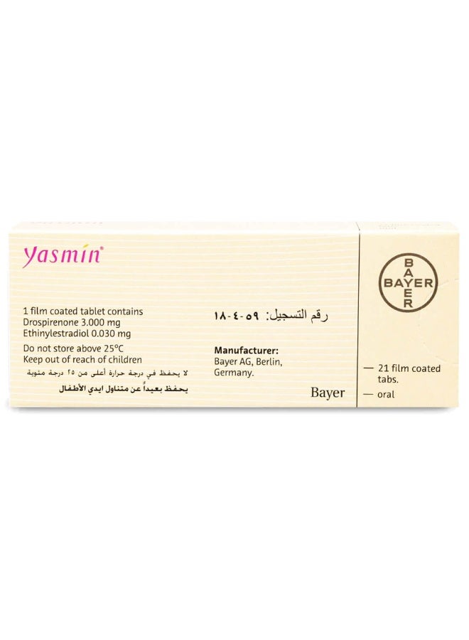 BAYER Pack Of 2 Yasmin Tablet 21 pcs - Image 3